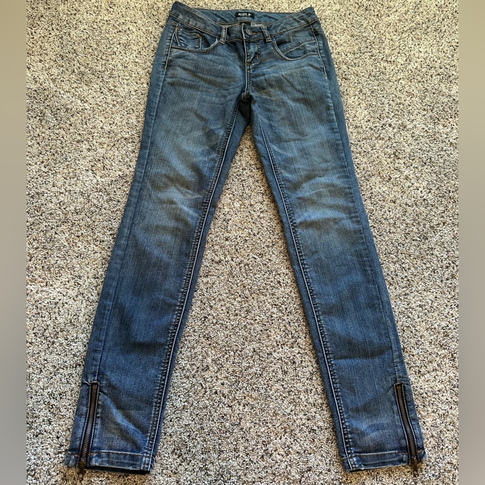 Straight ankle crop jeans